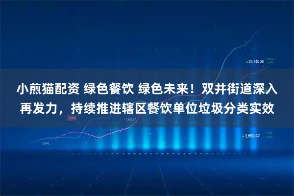 小煎猫配资 绿色餐饮 绿色未来！双井街道深入再发力，持续推进辖区餐饮单位垃圾分类实效