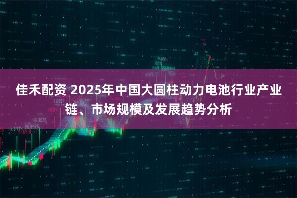 佳禾配资 2025年中国大圆柱动力电池行业产业链、市场规模及发展趋势分析